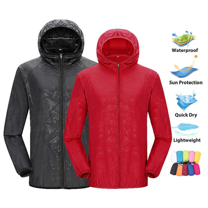 Unisex Waterproof Hiking Windbreaker Jacket by HitMyNeed