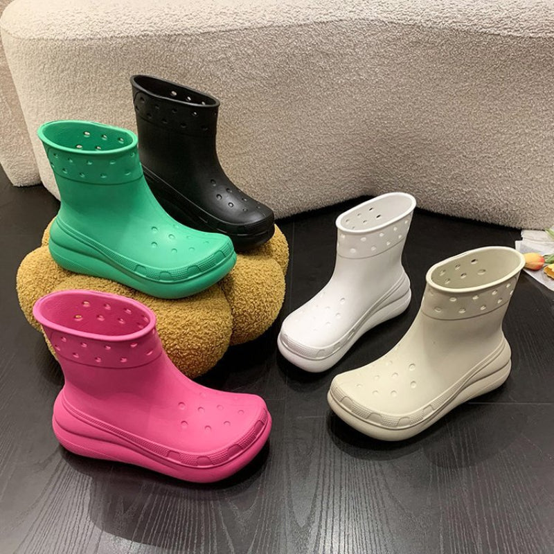 Unisex Waterproof Rubber Rain Boots by HitMyNeed