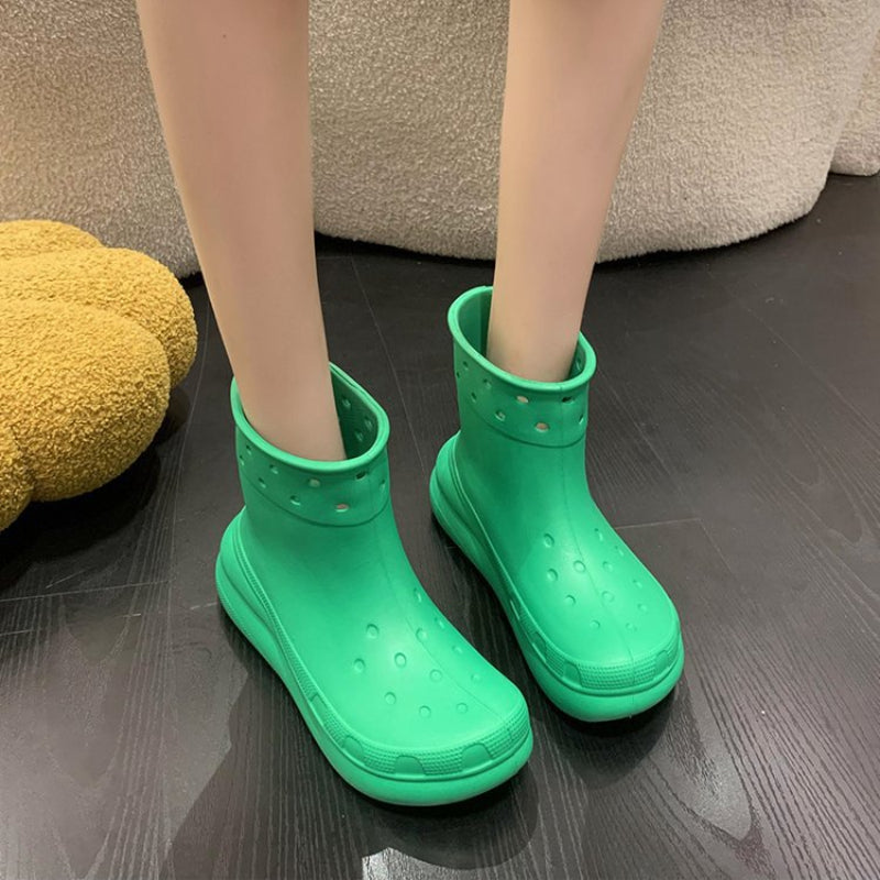 Unisex Waterproof Rubber Rain Boots by HitMyNeed