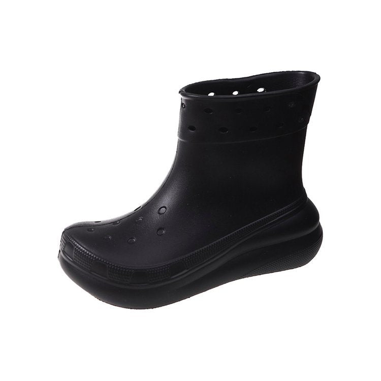 Unisex Waterproof Rubber Rain Boots black-1 41-42foot-25cm by HitMyNeed