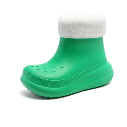 Unisex Waterproof Rubber Rain Boots green-2 41-42foot-25cm by HitMyNeed