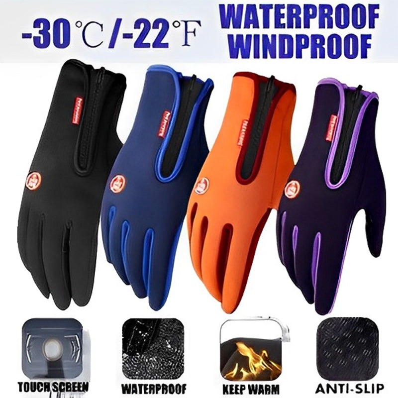 Unisex Waterproof Winter Tactical Touchscreen Gloves by HitMyNeed