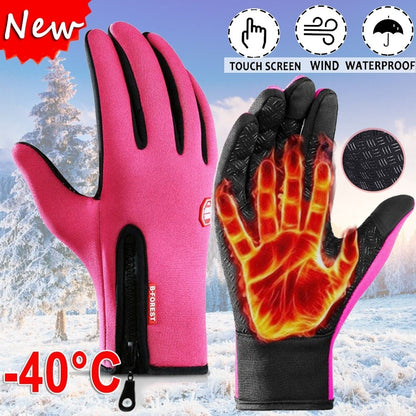 Unisex Waterproof Winter Tactical Touchscreen Gloves by HitMyNeed