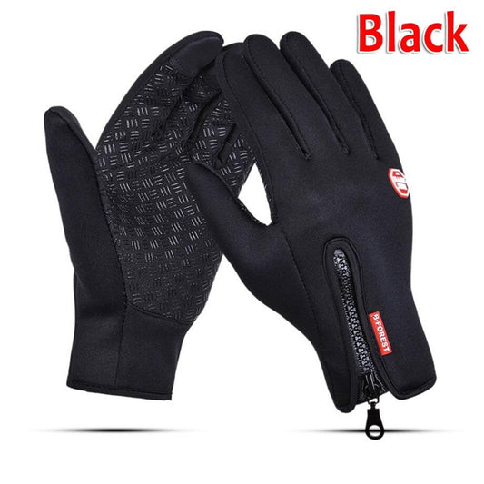Unisex Waterproof Winter Tactical Touchscreen Gloves black m by HitMyNeed