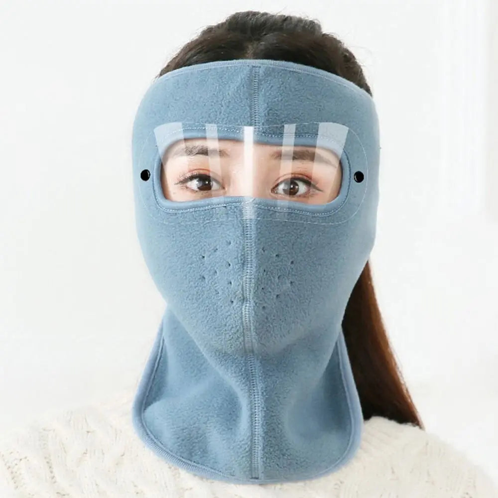 Unisex Windproof Ski & Motorcycle Face Mask blue long by HitMyNeed