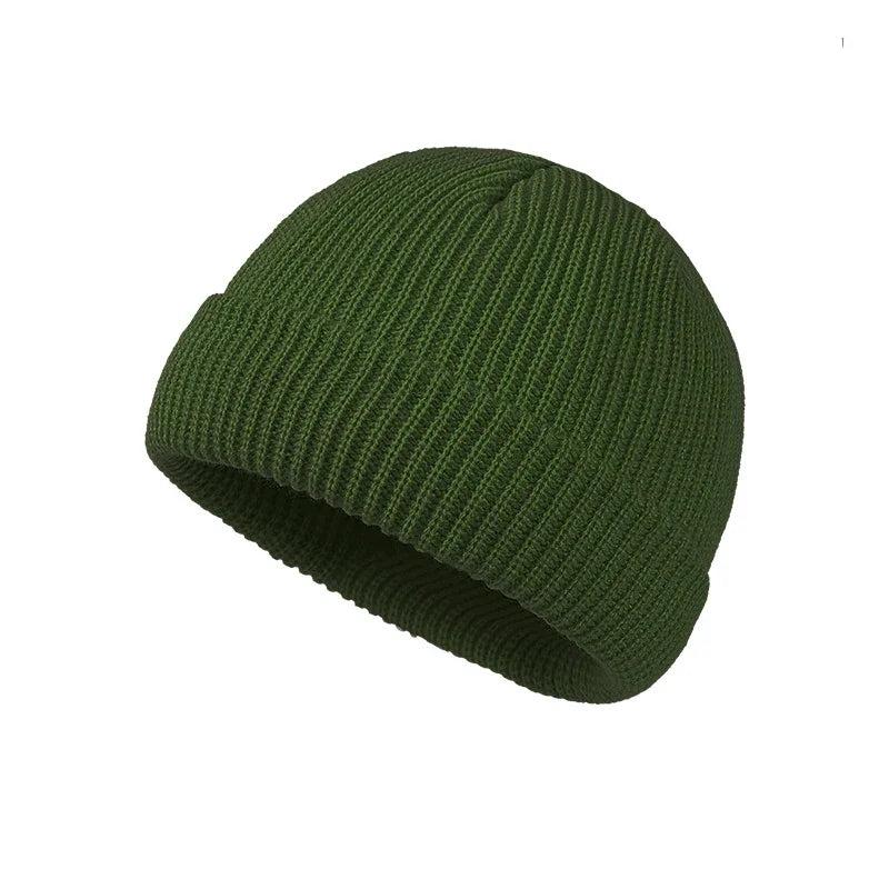 Unisex Winter Skull Cap Beanie dark-green by HitMyNeed