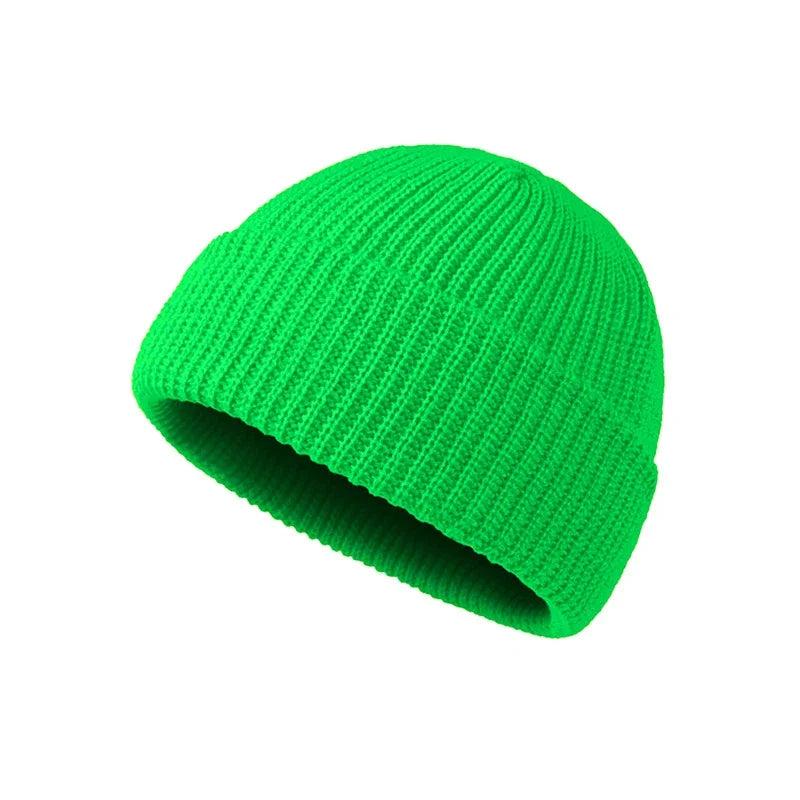 Unisex Winter Skull Cap Beanie light-green by HitMyNeed