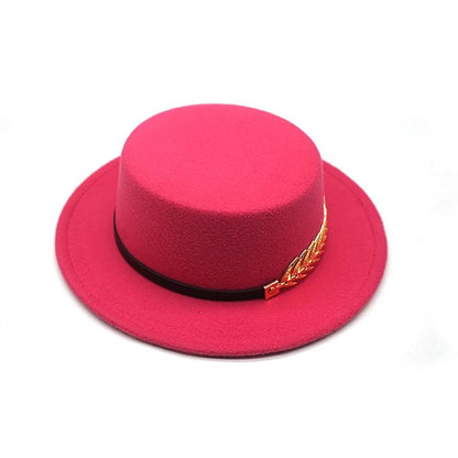 Unisex Wool Felt Trilby Fedora with Wide Brim 2 by HitMyNeed
