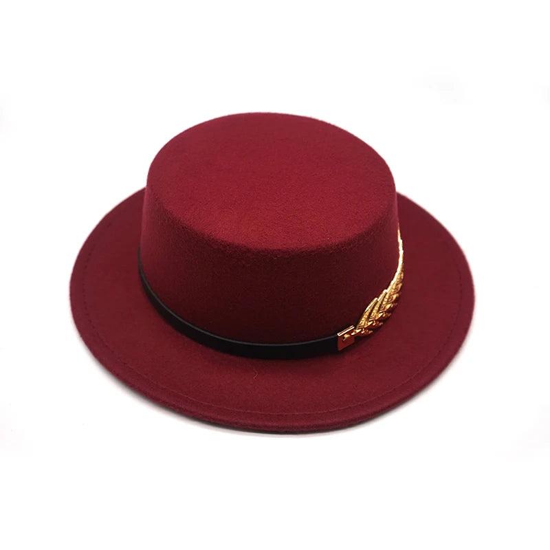 Unisex Wool Felt Trilby Fedora with Wide Brim 4 by HitMyNeed