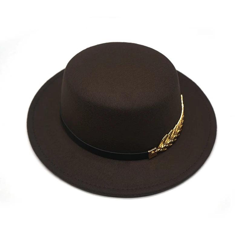 Unisex Wool Felt Trilby Fedora with Wide Brim 7 by HitMyNeed
