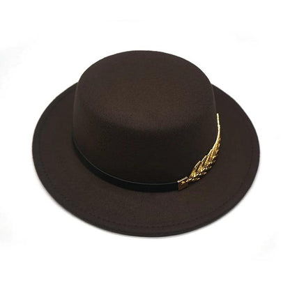 Unisex Wool Felt Trilby Fedora with Wide Brim 7 by HitMyNeed