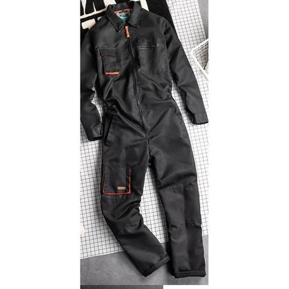Unisex Work Coveralls for Welding & Auto Repair black 5xl by HitMyNeed