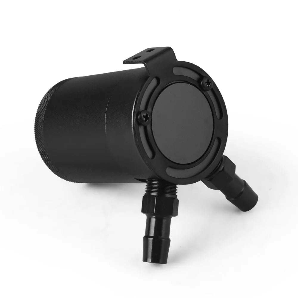 Universal 2-Port Baffled Aluminum Oil Catch Can 500ml by HitMyNeed