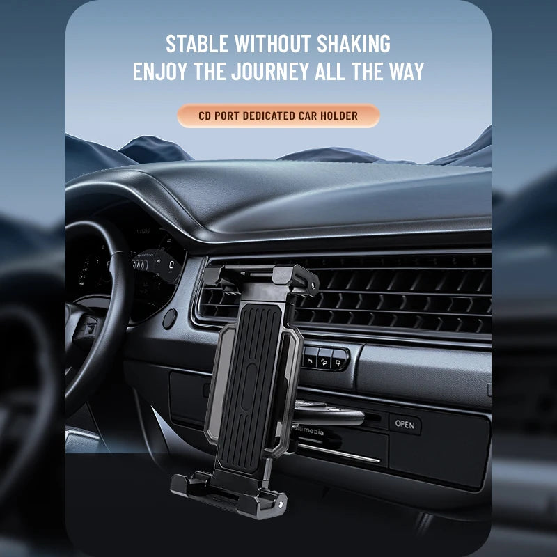 Universal 4-13" Car CD Slot Tablet & Phone Mount by HitMyNeed