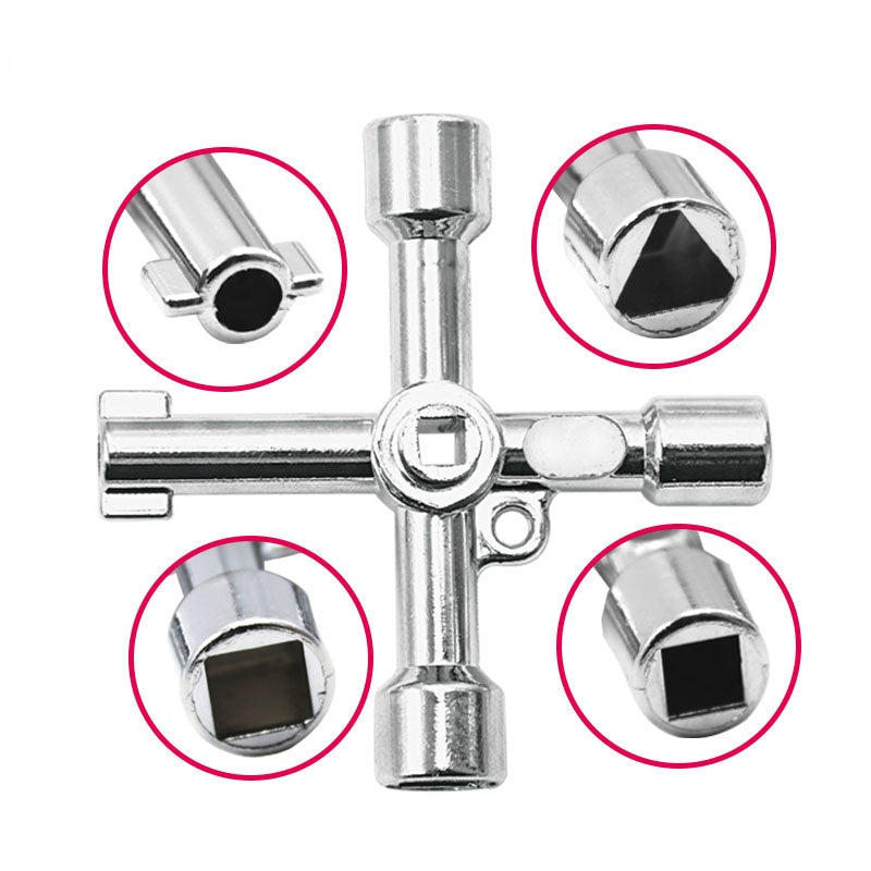 Universal 4-Way Cross Triangle Utility Key by HitMyNeed