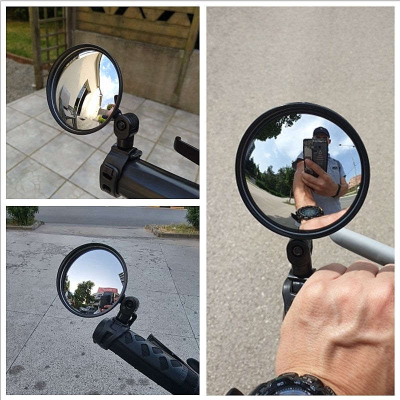 Universal Adjustable Bike Rear View Mirror by HitMyNeed