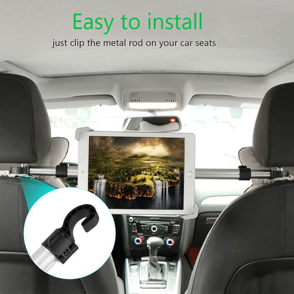 Universal Adjustable Tablet Car Headrest Mount by HitMyNeed