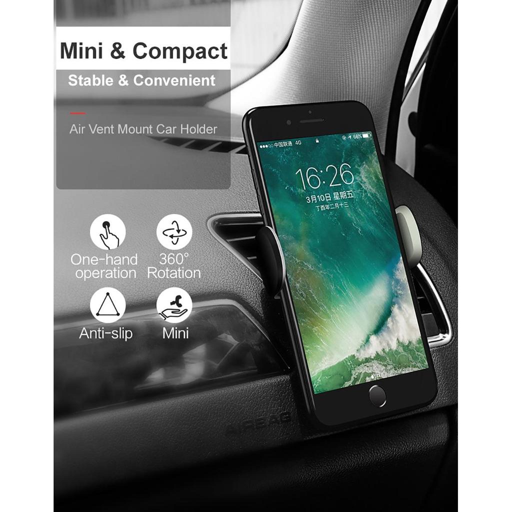 Universal Air Vent Clip-On Car Phone Holder by HitMyNeed