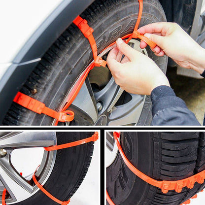 Universal Anti-Slip Snow Tire Chains (10 Pack) by HitMyNeed