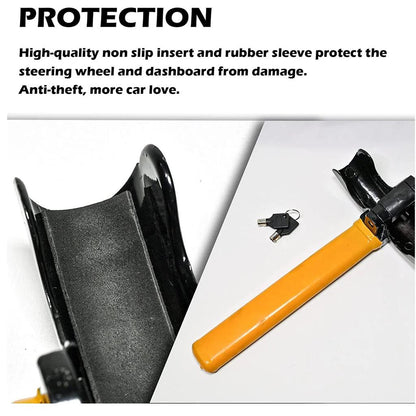 Universal Anti-Theft T-Bar Car Steering Wheel Lock by HitMyNeed