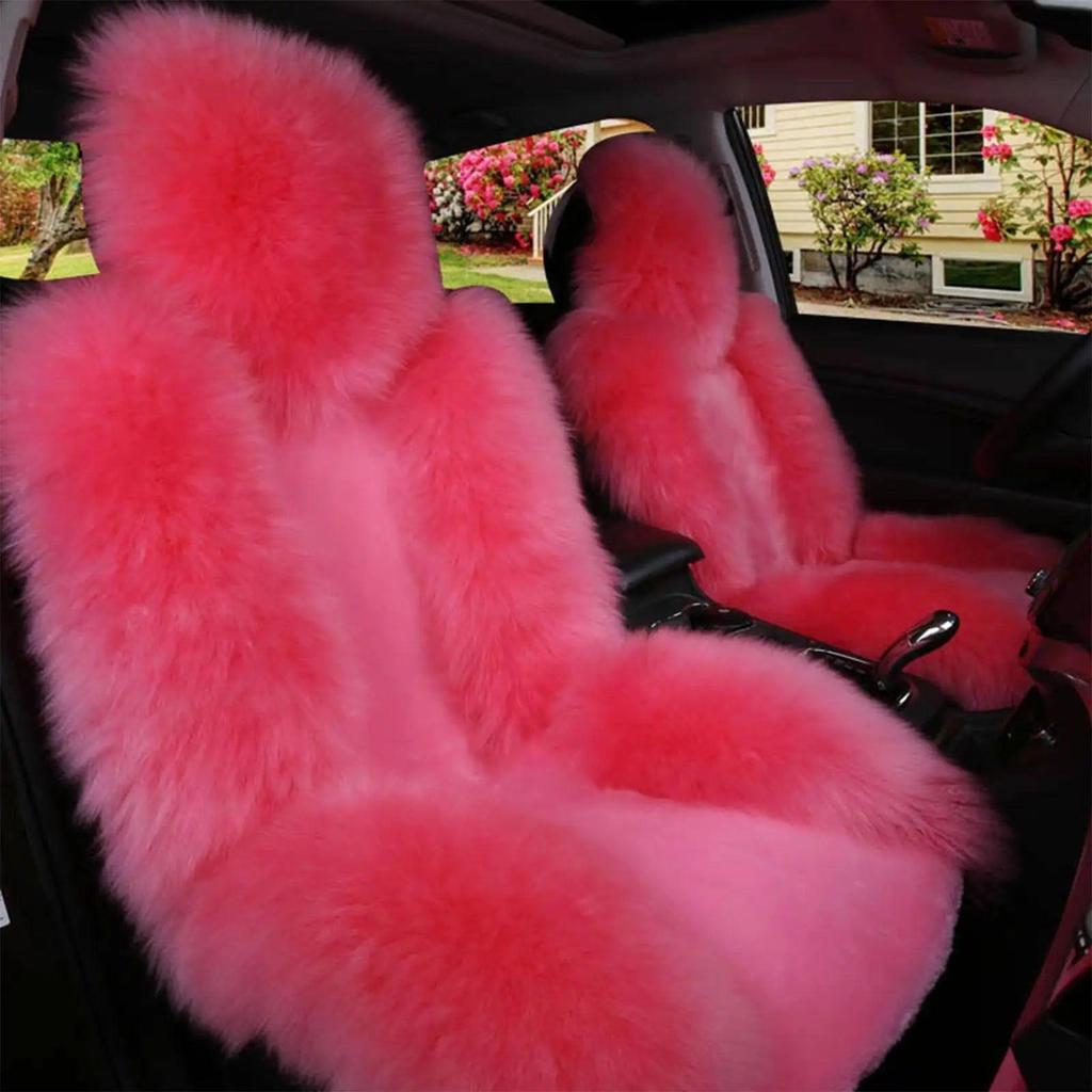 Universal Australian Wool Front Car Seat Cover by HitMyNeed