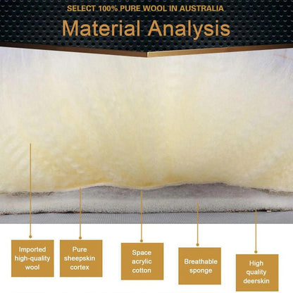 Universal Australian Wool Front Car Seat Cover by HitMyNeed