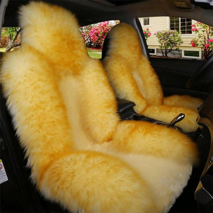 Universal Australian Wool Front Car Seat Cover by HitMyNeed