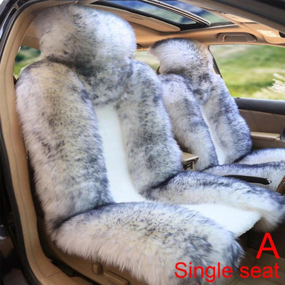 Universal Australian Wool Front Car Seat Cover a by HitMyNeed