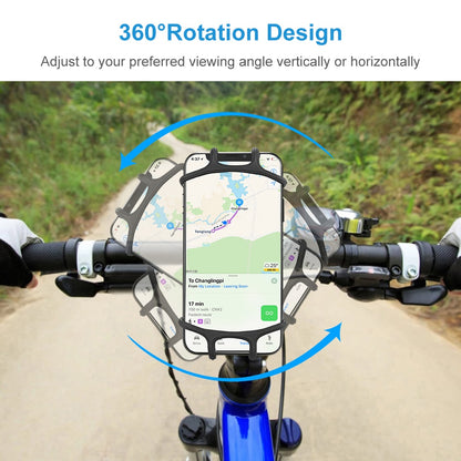 Universal Bike Phone Holder with 360° Anti-Slip Mount by HitMyNeed