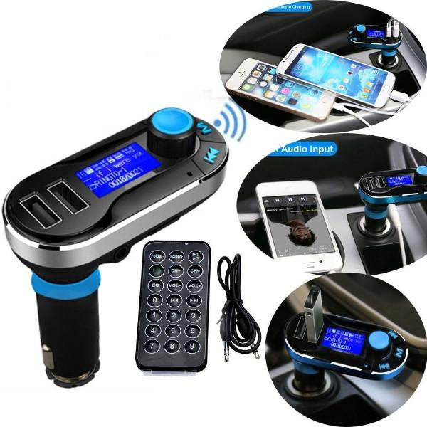 Universal Bluetooth FM Car Kit with Hands-Free Calling by HitMyNeed