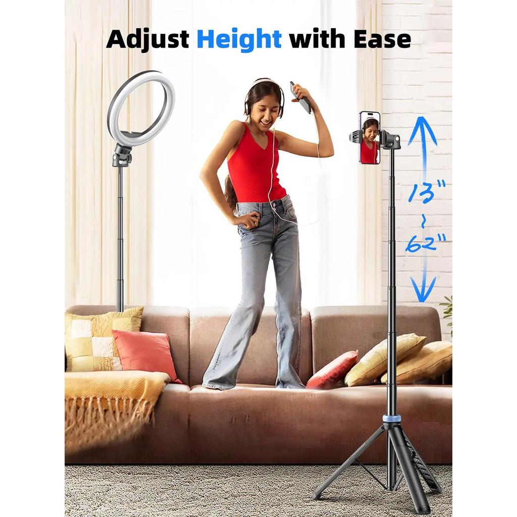Universal Bluetooth Selfie Stick Tripod with Remote by HitMyNeed