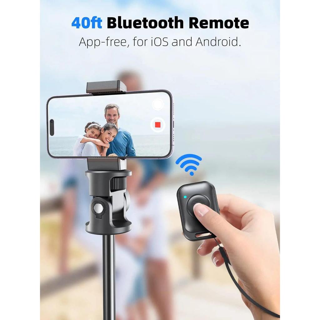 Universal Bluetooth Selfie Stick Tripod with Remote by HitMyNeed