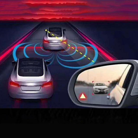 Universal BSD Blind Spot Mirror LED Warning Lights red-light by HitMyNeed