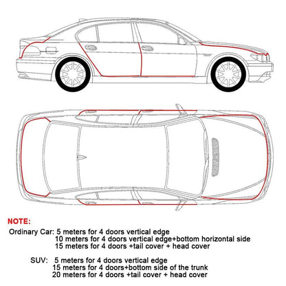 Universal Car Door Edge Protector Strip by HitMyNeed