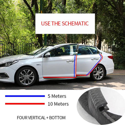 Universal Car Door Edge Protector Strip S - 2 meters by HitMyNeed