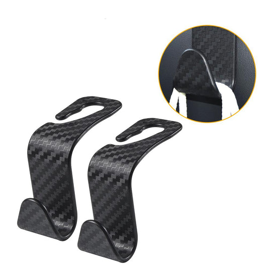 Universal Car Headrest Hooks Set (4 Pack) by HitMyNeed