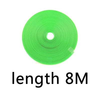 Universal Car Rim Protector Strip 8m Wheel Edge Guard 8m-green by HitMyNeed
