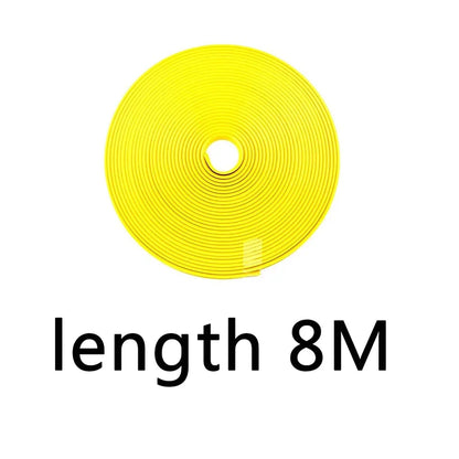 Universal Car Rim Protector Strip 8m Wheel Edge Guard 8m-yellow by HitMyNeed