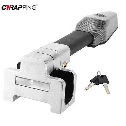 Universal Car Steering Wheel Lock with Alarm by HitMyNeed