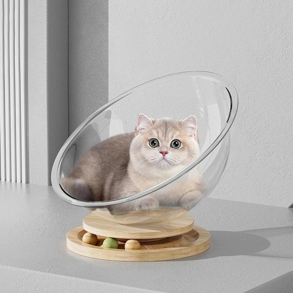 Universal Clear Capsule Cat Bed & Hammock Nest by HitMyNeed