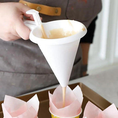 Universal Controlled Dispensing Plastic Funnel by HitMyNeed