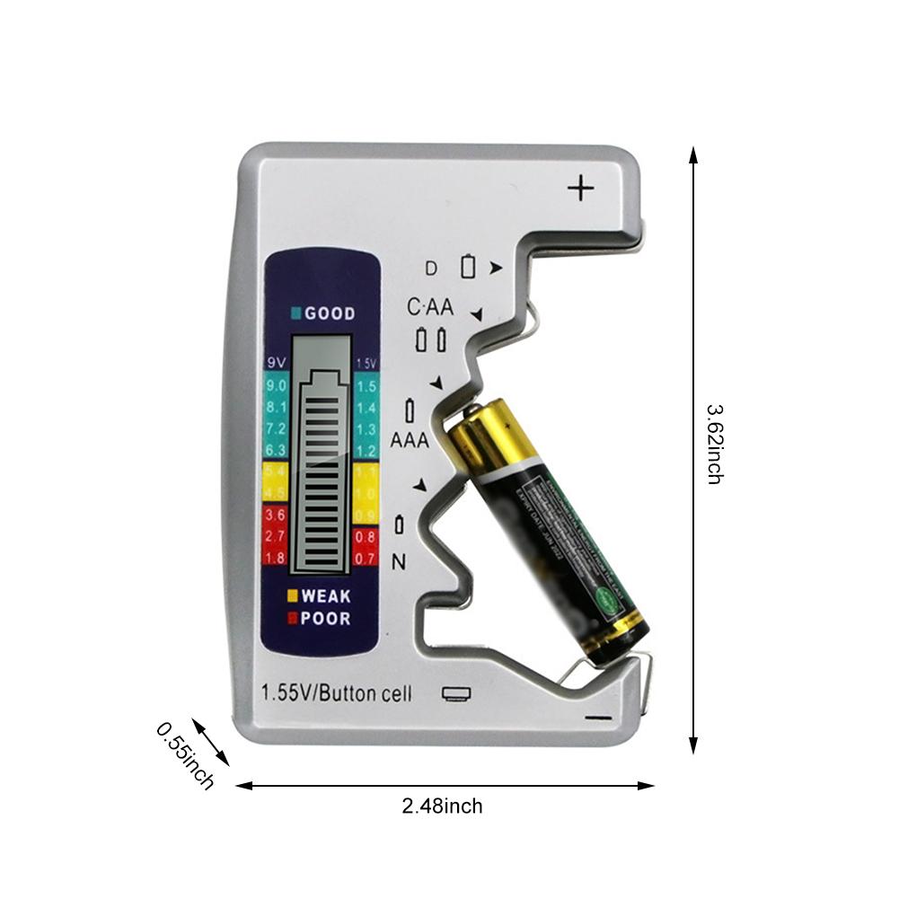 Universal Digital Battery Tester with LCD Display by HitMyNeed