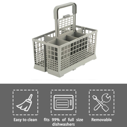 Universal Dishwasher Cutlery Basket with Handle by HitMyNeed