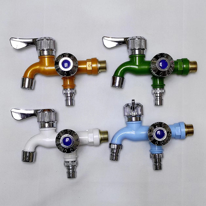 Universal Dual Outlet Faucet Tap with Hose Connector by HitMyNeed