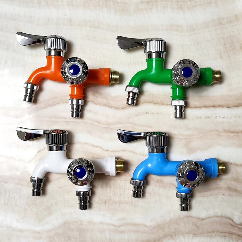 Universal Dual Outlet Faucet Tap with Hose Connector by HitMyNeed
