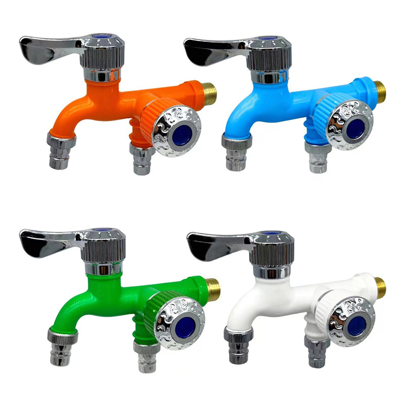 Universal Dual Outlet Faucet Tap with Hose Connector by HitMyNeed