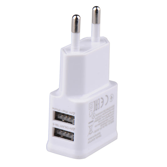 Universal EU Plug Dual USB 2A Phone Charger by HitMyNeed