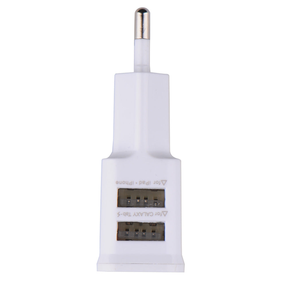Universal EU Plug Dual USB 2A Phone Charger by HitMyNeed