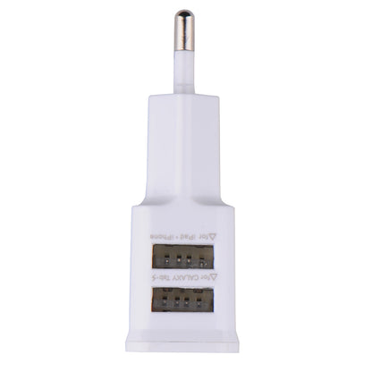 Universal EU Plug Dual USB 2A Phone Charger by HitMyNeed