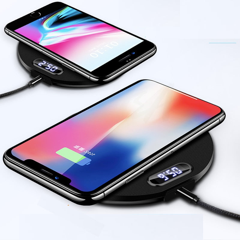 Universal Fast Wireless Charger for Android & iPhone by HitMyNeed